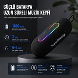 BT 5.3 TAŞINABİLİR RGB LEDLİ TF KART VE FM RADIO DESTEKLİ IP7X SU GEÇİRMEZ ÖZELLİKLİ BLUETOOTH HOPARLÖR