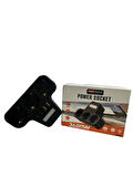 ROSE TEKNOLOJİ AKIM KORUMALI 3 PRİZ 2 USB 2 TYPE-C GİRİŞLİ GÜVENLİK KAPAKLI VE LEDLİ DUVAP TİPİ PRİZ