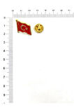 BAYRAK TEMALI ROZET (5 ADET)