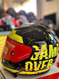 LS2 ÇENELİ RAPİD PLAYER NEON SARI-SİYAH KASK