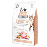 Brit Care Hipoalerjenik Sensitive Hindi ve Somonlu Tahılsız Hassas Kedi Maması 7 Kg