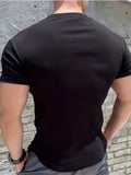 Erkek Kısa Kollu Bisiklet Yaka Burgu Tişört