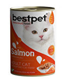 Bestpet Somonlu Jöleli Yetişkin Konserve Kedi Maması 400 Gr