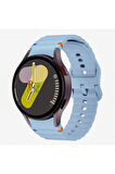 Samsung Galaxy Watch 7 44 mm İle Uyumlu Kavisli Spor Silikon Kordon