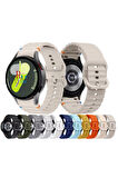 Samsung Galaxy Watch 7 40 mm İle Uyumlu Kavisli Spor Silikon Kordon