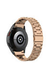 Samsung Galaxy Watch 5 Pro  45 mm ile Uyumlu Kavisli Paslanmaz Çelik Kordon