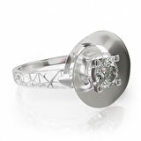 Zirkon Taşlı Gümüş Yüzük – Coreplane