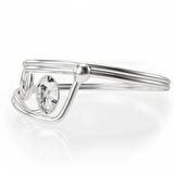 Geometrik Sitall Taşlı Gümüş Yüzük – Axisform