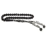 1000 Ayar Gümüş Kazaz Püsküllü Küre Kesim İsim Yazılı Rus Oltu Tesbih