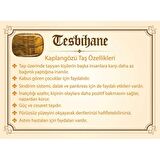 1000 Ayar Gümüş Kazaz Püsküllü Küre Kesim Turkuaz Kaplangözü Doğaltaş Tesbih