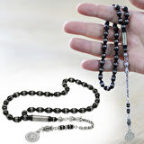 Kararmaz Metal Arnavut Zincir Püsküllü Çift Sıra Sarmal Metal İşlemeli Arpa Kesim Kuka Tesbih