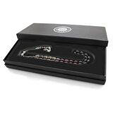 Ayyıldız Kararmaz Metal Püsküllü Arpa Kesim Süzme Bonibon Ateş Kehribar Tesbih