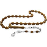 925 Ayar Gümüş Kral Zincir Püsküllü Exclusive Renk Arpa Kesim Kuka Tesbih