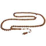 Sistemli İstanbul Kesim Kahverengi 99 Taneli Mango Ağacı Namaz Tesbihi