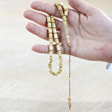 Sistemli Özel Kesim İmame İşçilikli Beyaz Saray Kuka Tesbih