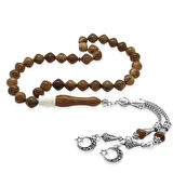 Kararmaz Metal Ayyıldız Püsküllü İstanbul Kesim Deve Kemiği Detaylı Kuka Tesbih