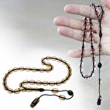 Sistemli Arpa Kesim Şeffaf Ateş Kehribar Tesbih