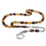 Kararmaz Metal Arnavut Zincir Püsküllü Uçlu Kapsül Kesim Kişiye Özel İsim Yazılı Ayyıldız Plakalı Bonibon Ateş Kehribar Tesbih