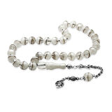 Kararmaz Metal Arnavut Zincir Püsküllü Küre Kesim Sedefli Kişiye Özel Saç Teli İçerir Tesbih