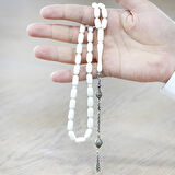 Deve Kemiği Tesbih - Kararmaz Metal Arnavut Püsküllü - Kapsül Kesim