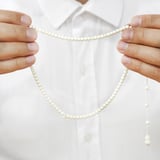 Deve Kemiği Namaz Tesbihi - Sistemli - Beyaz Renk - Mini Boy - Küre Kesim