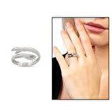 Anne-Bebek Eli Detaylı Silver Renk Free Size 925 Ayar Gümüş Kadın Yüzük