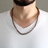 Hem Bileklik - Hem Kolye - Hem Tesbih 99lu Dumanlı Kuvars Doğaltaş Aksesuar