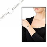 Silver Renk Kişiye Özel İsim Yazılı 925 Ayar Gümüş Kadın Bileklik