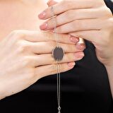 Silver Renk Kişiye Özel İsim Yazılı 925 Ayar Gümüş Kadın Bileklik