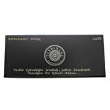 Özel Mesaj Yazılı Siyah Renk Özel Tesbih Kesim Hediye Tesbih Kutusu (M-5)