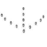 Kişiye Özel Arpa Kesim Kararmaz Metal Harf Tanesi