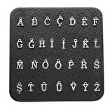 Kişiye Özel Kararmaz Metal Harf Püskül Ucu