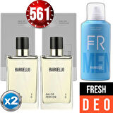 Bargello 561 Fresh Bay (2adet) 50 Ml Edp + Fresh Bay Deodorant 150 Ml