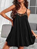 Rose's Boutiqe All About Women Kadın Askılı Yaka Dantel Detay Sandy Gecelik Elbise