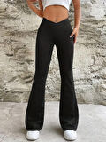Rose's Boutiqe All About Women Kadın Bel Detay Ispanyol Paça Dalgıç Pantolon
