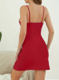 Rose's Boutiqe All About Women Kadın Askılı önden Düğmeli Viskon Elbise