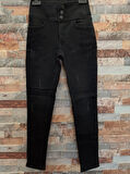Rose's Boutiqe All About Women Yüksek Bel Likralı Jean Pantolon 90 Cm