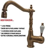 BANYO LAVABO KISA MAT BAKIR BATARYA