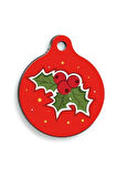 Christmas Serisi Berry Yuvarlak Kedi ve Köpek Künyesi Small: 2,5 cm.