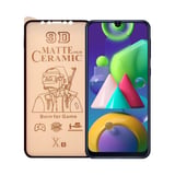 Samsung Galaxy M21 Uyumlu Ekran Koruyucu 9D Mat Seramik Nano Tam Kaplayan