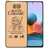 Xiaomi Redmi Note 10 Pro Uyumlu Ekran Koruyucu 9D Mat Seramik Nano Kırılmaz Cam