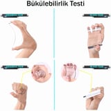 Samsung Galaxy A22 Uyumlu Ekran Koruyucu 9D Seramik Nano Kırılmaz Cam