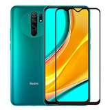 Xiaomi Redmi 9 İle Uyumlu Ekran Koruyucu 9D Tam Kaplayan Kırılmaz Cam Kavisli