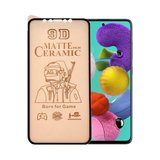 Samsung Galaxy A51 ile Uyumlu Ekran Koruyucu 9D Mat Seramik Nano Tam Kaplayan