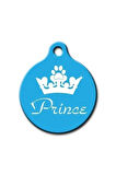 Prince Yuvarlak Kedi Köpek Künyesi Medium