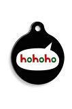 Christmas Serisi Hohoho Yuvarlak Kedi ve Köpek Künyesi