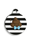 Mr Poop Yuvarlak Kedi ve Köpek Künyesi Medium: 3 cm.