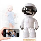 Robot Görünümlü Uyumlu Bebek Evcil Hayvan/Hırsız/Bakıcı Gözetleme Kamerası Gece Görüşü