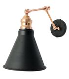 Rsylight Retro Rustik Metal Retro Salon - Yatak Odası Duvar Bakır Aplik 