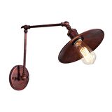 Rsylight Retro Bakır Eskitme Salon - Yatak Odası Duvar Hareketli Bakır Aplik 